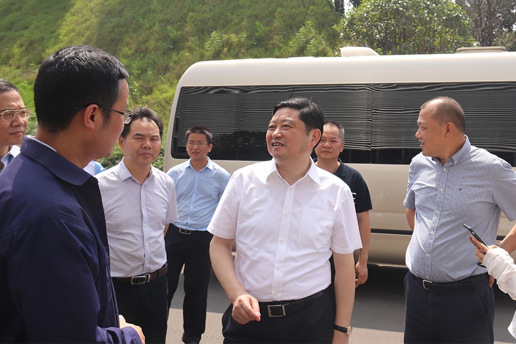 加快发展，抢占机缘丨夏建平一行调研CA88官方网站新资猜中部产业基地