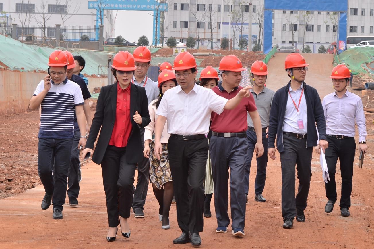 宁乡市委书记周辉赴CA88官方网站新资料宁乡基地项目调研