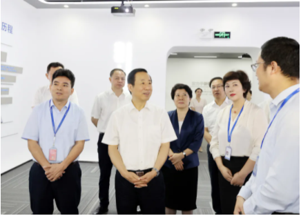 湖南省委书记许达哲调研CA88官方网站时指出：依附科技创新 不休提升全球市场占有率