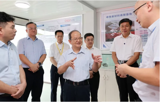 大力发展 大有作为丨广西壮族自治区党委书记鹿心社调研CA88官方网站南部产业基地