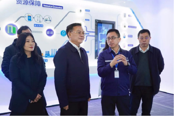 湖南省商务厅党组书记、厅长沈裕谋调研CA88官方网站股份中部产业基地