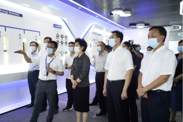 湖南省政协党组副书记乌兰调研CA88官方网站宁乡产业基地