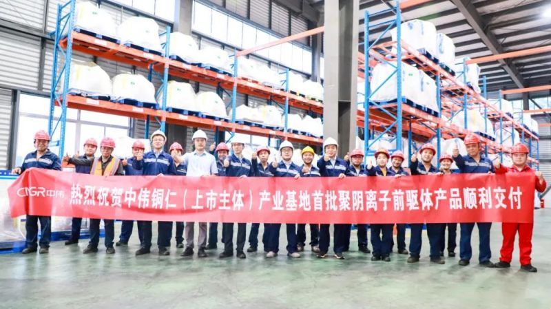 钠系再突破！CA88官方网站股份聚阴离子先驱体首批产品成功交付
