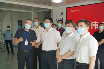 国度统计局工业司副司长汤魏巍调研CA88官方网站平凉产业基地